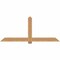 Ekena Millwork Eugene Smooth Timber Gable Bracket, Western Red Cedar, 84"W x 35"H x 1 1/2"D x 5 1/2"F, 10/12 Pitch GBW084X35X0206EUG00SWR - alternate 1